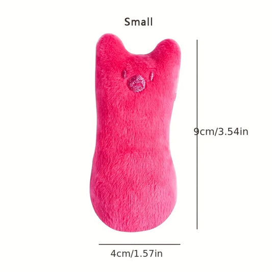 1PCS Pet Cat Toys Plush Sound Rattling Paper Cat Chewing Cute Toys Multicolor Puzzle Bite Resistant Teething Pet Interactive Toy