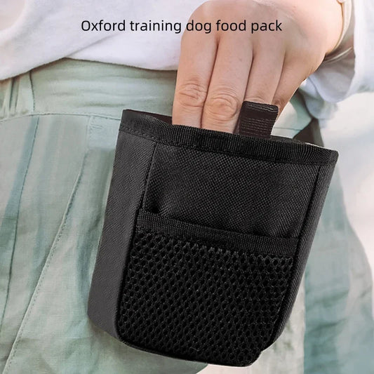 Pet Outdoor Training Bag Oxford Cloth Waterproof Durable Pet Waist Bag Multi-Functional Dog Walking Gear Bag Treat Pouch Compact