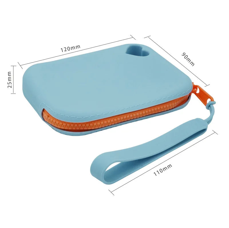 Silicone Pet Food Pouch Outdoor Dog Walking Bag Training Dog Treat Pouch Portable Waterproof  Food - Grade Pet Food Storage Bag
