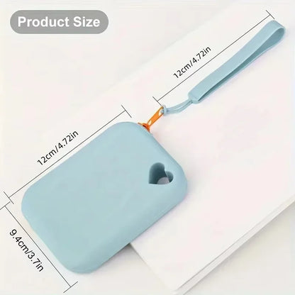 Silicone Pet Food Pouch Outdoor Dog Walking Bag Training Dog Treat Pouch Portable Waterproof  Food - Grade Pet Food Storage Bag