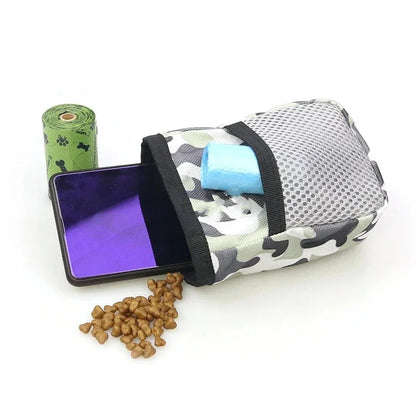 Pet Outdoor Training Bag Oxford Cloth Waterproof Durable Pet Waist Bag Multi-Functional Dog Walking Gear Bag Treat Pouch Compact